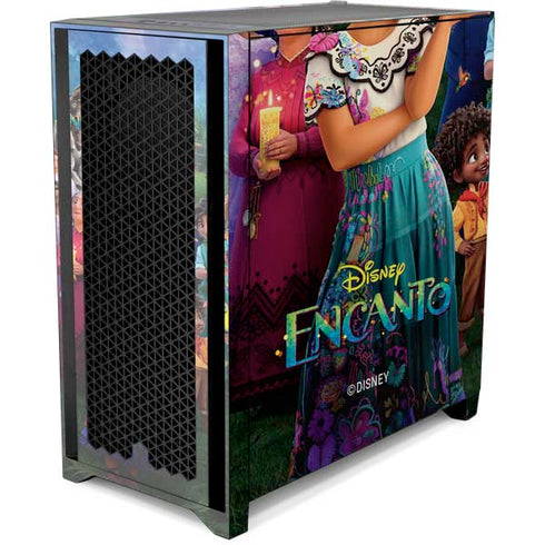 Disney Encanto Familia Poster Corsair 4000D Tempered Glass Mid-Tower ATX Case Skin