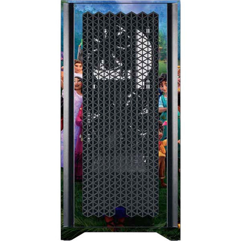 Disney Encanto Familia Poster Corsair 4000D Tempered Glass Mid-Tower ATX Case Skin