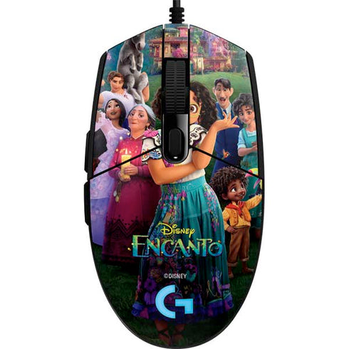Disney Encanto Familia Poster G203 Prodigy RGB Wired Gaming Mouse Skin