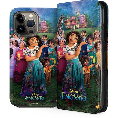 Disney Encanto Familia Poster iPhone 14 Pro Max Folio Case