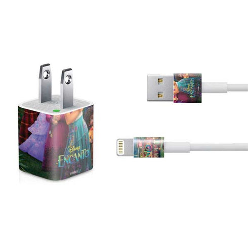 Disney Encanto Familia Poster iPhone Charger (5W USB) Skin