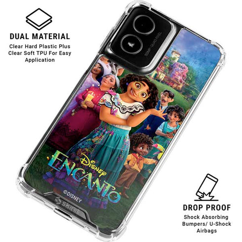 Disney Encanto Familia Poster Moto G Power 5G (2024) Clear Case