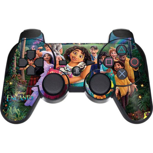 Disney Encanto Familia Poster PS3 Dual Shock wireless controller Skin