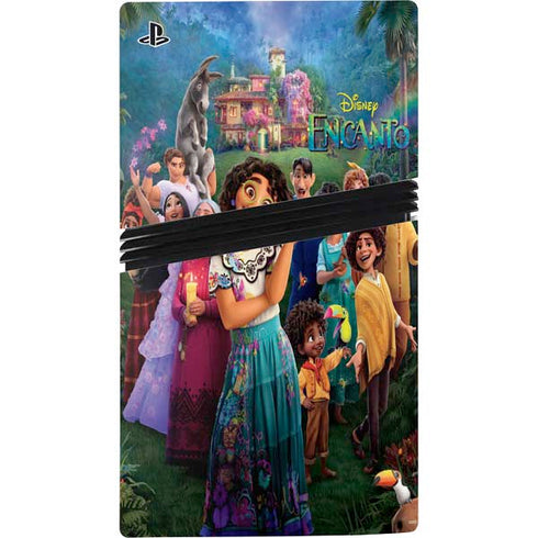 Disney Encanto Familia Poster PS5 Pro Console Skin