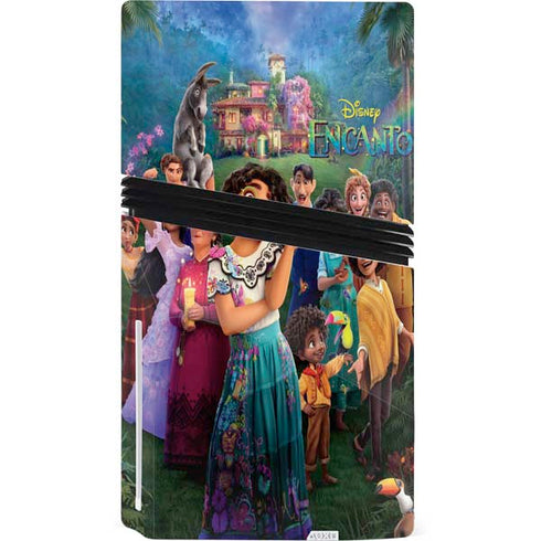 Disney Encanto Familia Poster PS5 Pro Disk Console Skin
