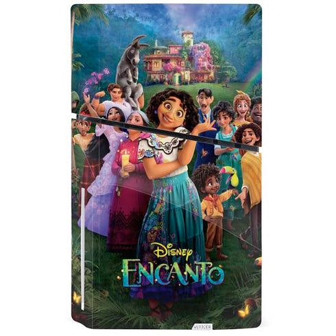 Disney Encanto Familia Poster PS5 Slim Disk Console Skin