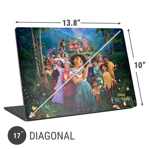 Disney Encanto Familia Poster Universal Laptop 17in (13.8 x 10in) Skin