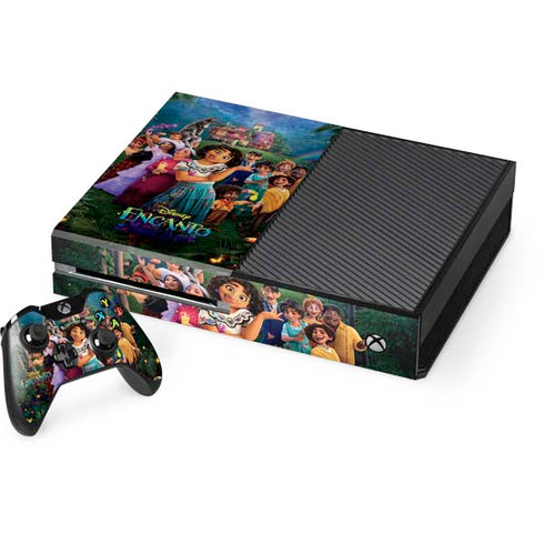 Disney Encanto Familia Poster Xbox One Console and Controller Bundle Skin