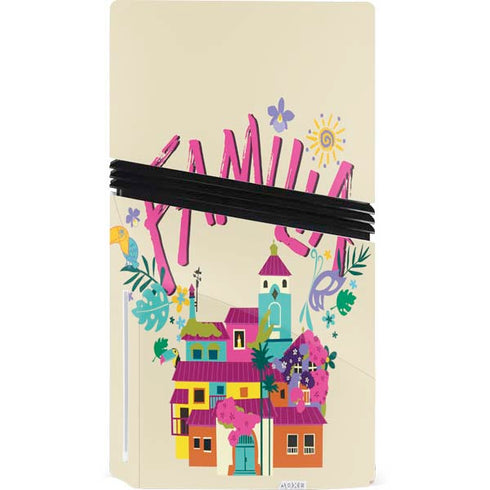 Disney Encanto Familia PS5 Pro Disk Bundle Skin