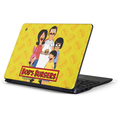 Bobs Burgers Family Portrait Samsung Chromebook Skin