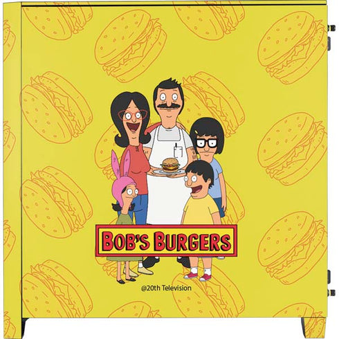 Bobs Burgers Family Portrait Corsair 4000D Tempered Glass Mid-Tower ATX Case Skin