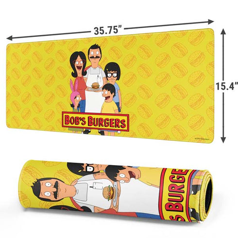Bobs Burgers Family Portrait Gaming Mouse Pad