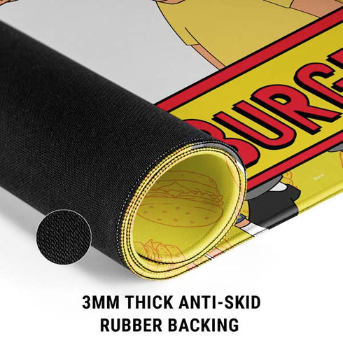 Bobs Burgers Family Portrait Gaming Mouse Pad