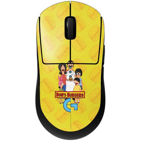 Bobs Burgers Family Portrait G Pro Wireless Gaming Mouse Skin
