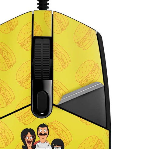 Bobs Burgers Family Portrait G203 Prodigy RGB Wired Gaming Mouse Skin