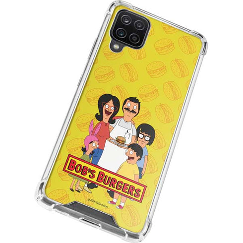 Bobs Burgers Family Portrait Galaxy A12 Clear Case