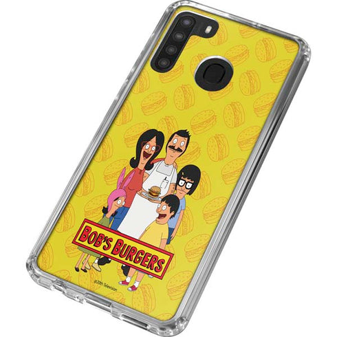 Bobs Burgers Family Portrait Galaxy A21 Clear Case