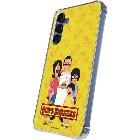 Bobs Burgers Family Portrait Galaxy A55 5G Clear Case