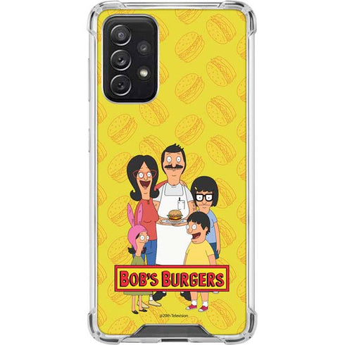 Bobs Burgers Family Portrait Galaxy A72 5G Clear Case