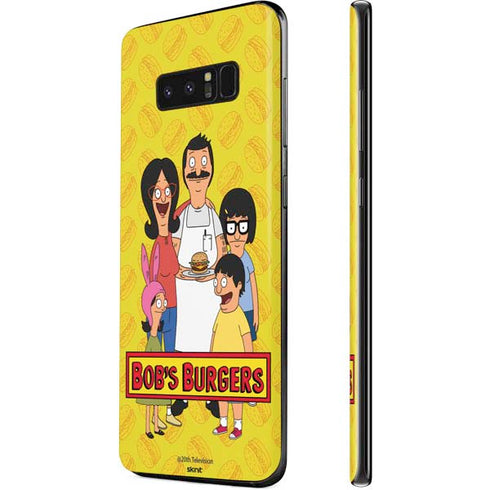 Bobs Burgers Family Portrait Galaxy Note 8 Skin