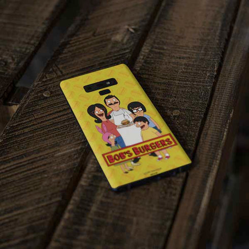 Bobs Burgers Family Portrait Galaxy Note 9 Skin