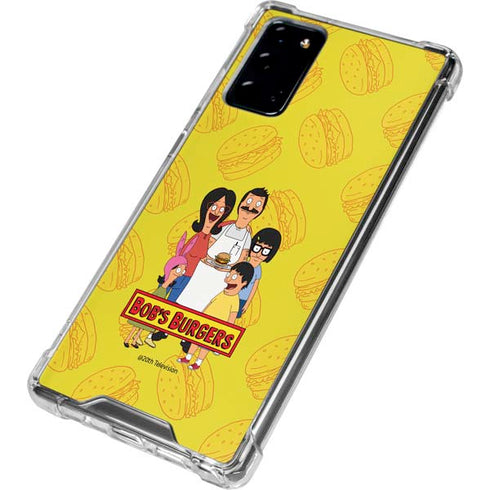 Bobs Burgers Family Portrait Galaxy Note20 5G Clear Case