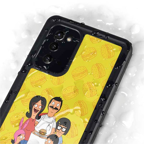 Bobs Burgers Family Portrait Galaxy Note20 5G Waterproof Case