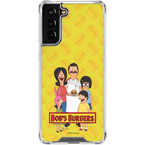 Bobs Burgers Family Portrait Galaxy S21 FE Clear Case