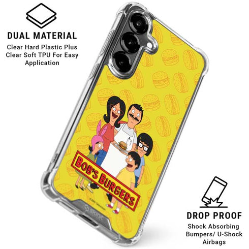 Bobs Burgers Family Portrait Galaxy S26 Plus Clear Case