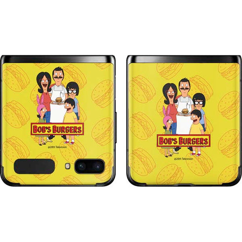 Bobs Burgers Family Portrait Galaxy Z Flip Skin