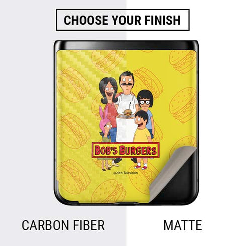 Bobs Burgers Family Portrait Galaxy Z Flip Skin