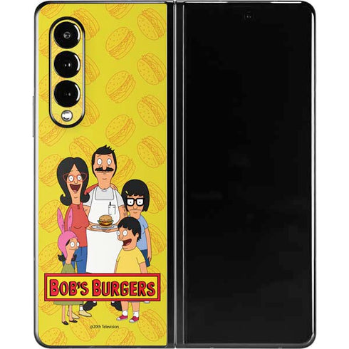 Bobs Burgers Family Portrait Galaxy Z Fold3 5G Skin