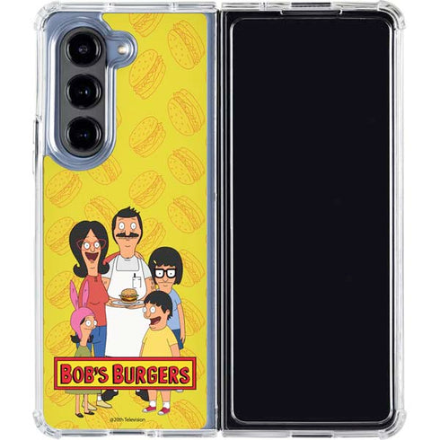 Bobs Burgers Family Portrait Galaxy Z Fold5 5G Clear Case