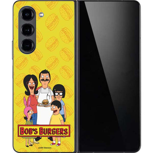 Bobs Burgers Family Portrait Galaxy Z Fold5 5G Skin