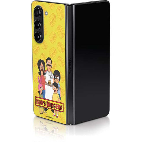 Bobs Burgers Family Portrait Galaxy Z Fold5 5G Skin