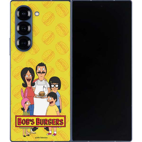 Bobs Burgers Family Portrait Galaxy Z Fold6 Skin