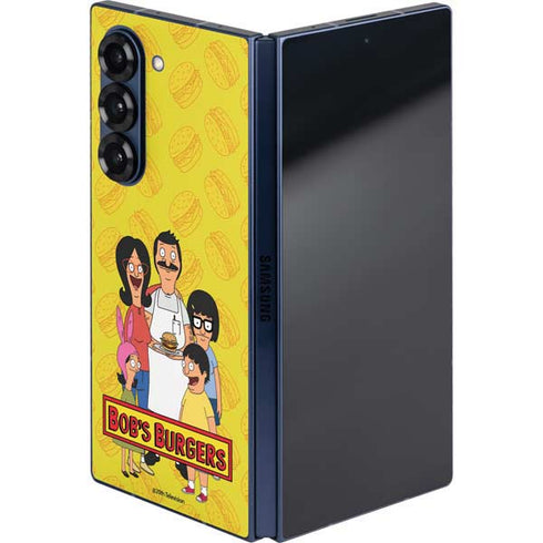 Bobs Burgers Family Portrait Galaxy Z Fold6 Skin