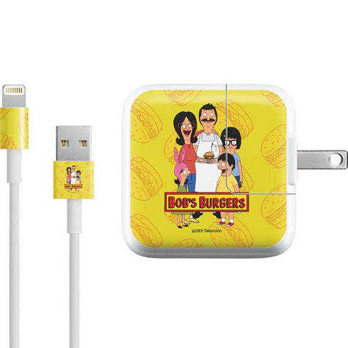 Bobs Burgers Family Portrait iPad Charger (10W USB) Skin