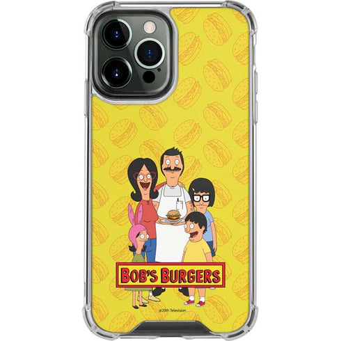 Bobs Burgers Family Portrait iPhone 13 Pro Max Clear Case