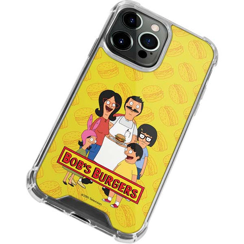 Bobs Burgers Family Portrait iPhone 13 Pro Max Clear Case