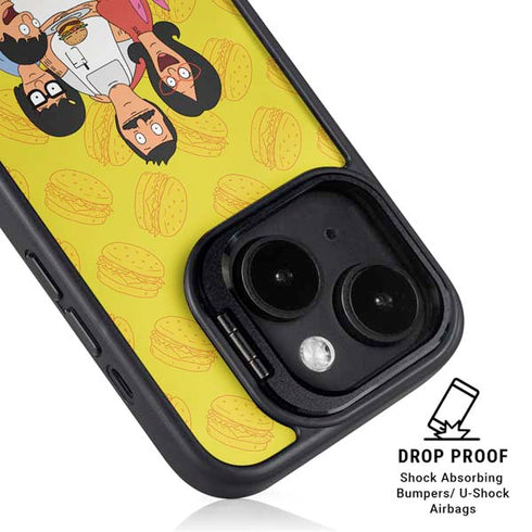 Bobs Burgers Family Portrait iPhone 14 Plus Kickstand Case