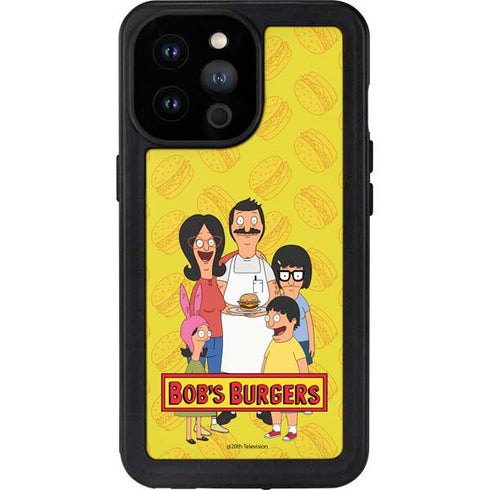 Bobs Burgers Family Portrait iPhone 14 Pro Max Waterproof Case