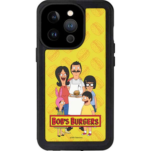 Bobs Burgers Family Portrait iPhone 14 Pro Waterproof Case