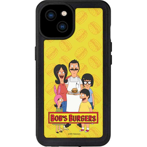 Bobs Burgers Family Portrait iPhone 15 Plus Waterproof Case
