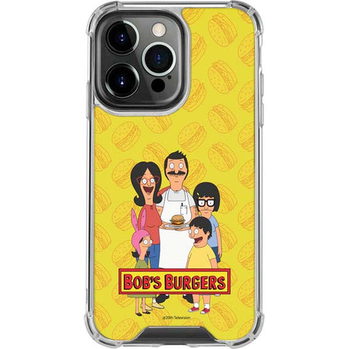 Bobs Burgers Family Portrait iPhone 15 Pro Max Clear Case