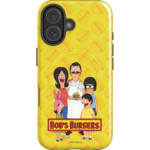 Bobs Burgers Family Portrait iPhone 16 Plus Magsafe Impact Case