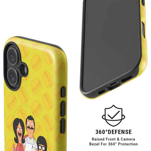 Bobs Burgers Family Portrait iPhone 16 Plus Magsafe Impact Case