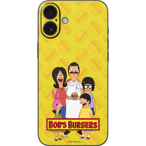 Bobs Burgers Family Portrait iPhone 16 Plus Skin