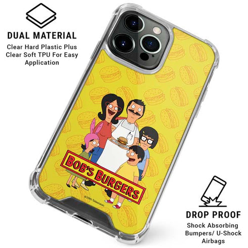 Bobs Burgers Family Portrait iPhone 16 Pro Max Clear Case