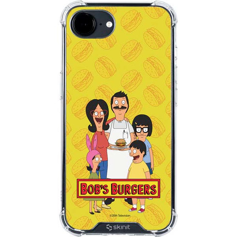 Bobs Burgers Family Portrait iPhone 16e Clear Case